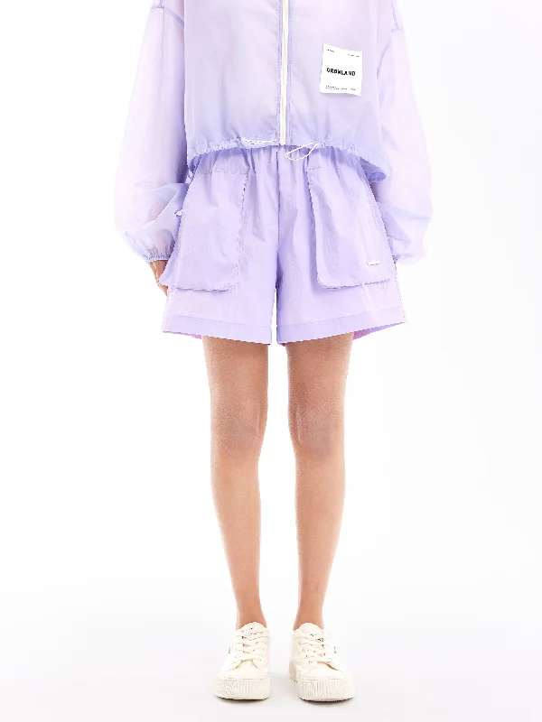 Ends Soon Monet Purple Shorts