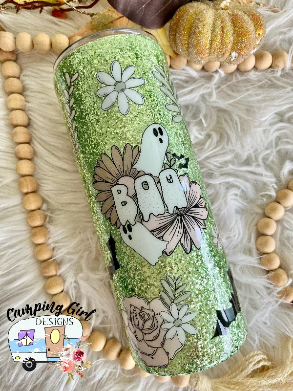 Holiday Drinkware Gifts READY TO SHIP Boo Ghosts Halloween 30oz tumbler