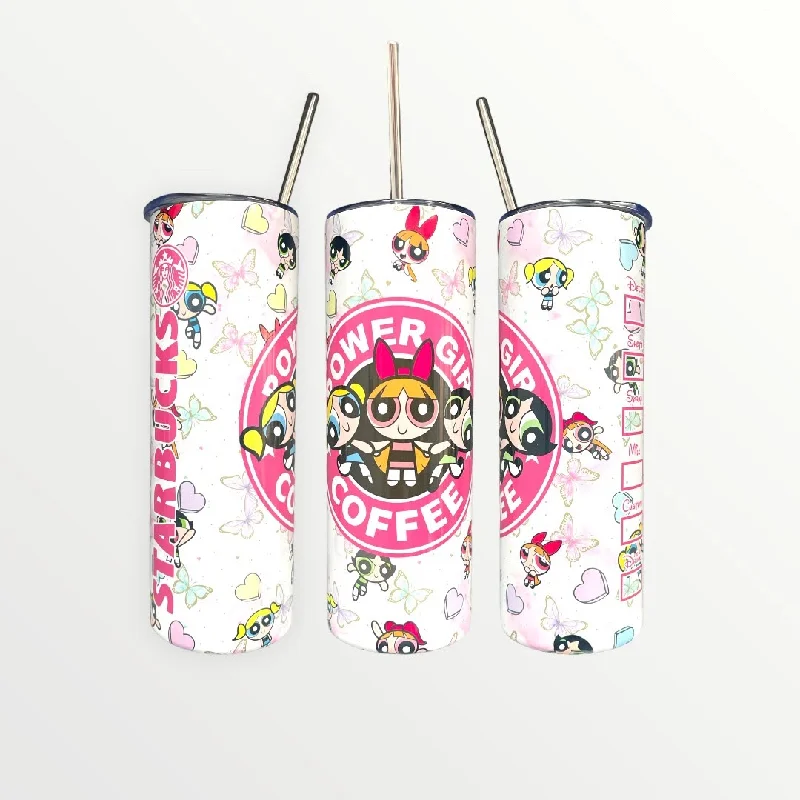 Drinkware Bundle Deal Power Girls 20/30oz Insulated Skinny Tumbler