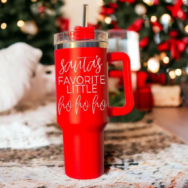 Portable Drinkware Discounts Santa's Ho 40oz