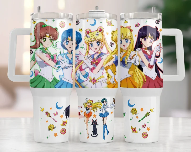 Insulated Travel Drinkware Anime Sailor Girls Tumbler Wrap, Libbey 40oz Tumbler Design, Anime Tumbler - Sublimation Design Digital Download - PNG Active Insulated Travel Drinkware Anime Sailor Girls Tumbler Wrap, Libbey 40oz Tumbler Design, Anime Tumbler - Sublimation Design Digital Download - PNG Active