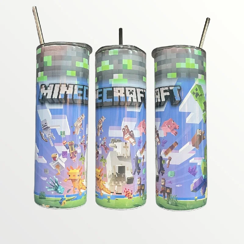 Sustainable Drinkware Discounts Minecraft Tumbler With Optional Personalisation