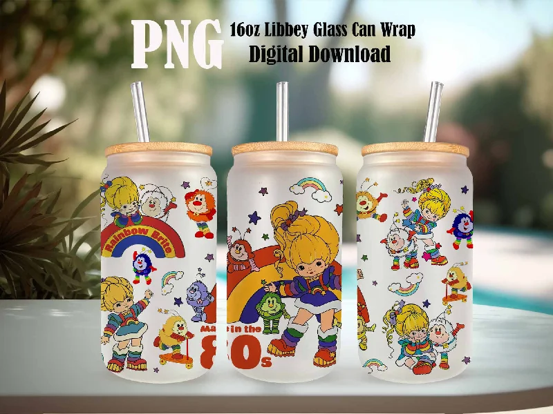 Insulated Bottles Promotion Cartoon 80s Can Glass, 80s cartoons png, rainbow girl Libbey Glass Can 16oz, rainbow Glass Can Png, Retro 80s cartoons Tumbler Wrap Insulated Bottles Promotion Cartoon 80s Can Glass, 80s cartoons png, rainbow girl Libbey Glass Can 16oz, rainbow Glass Can Png, Retro 80s cartoons Tumbler Wrap