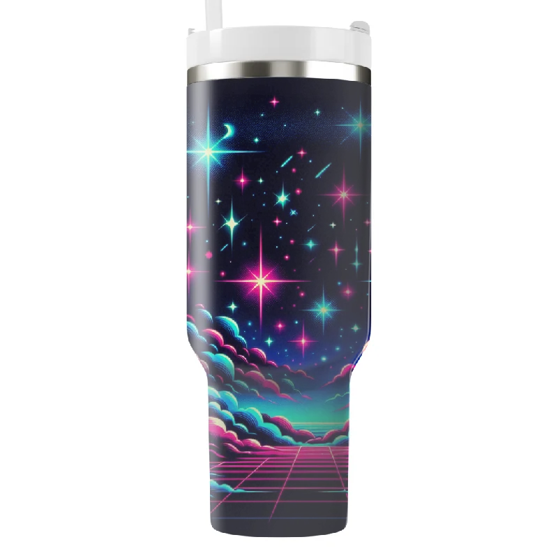 Exclusive Sale Neon Night Skies Tumbler With Handle