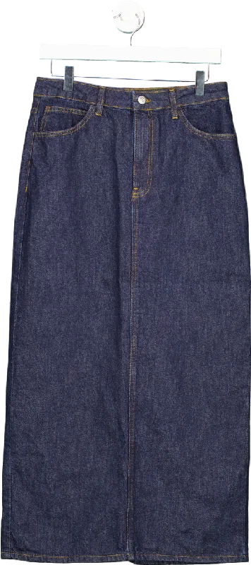 Shop Sales ASOS Blue Denim Pencil Skirt UK 8-10
