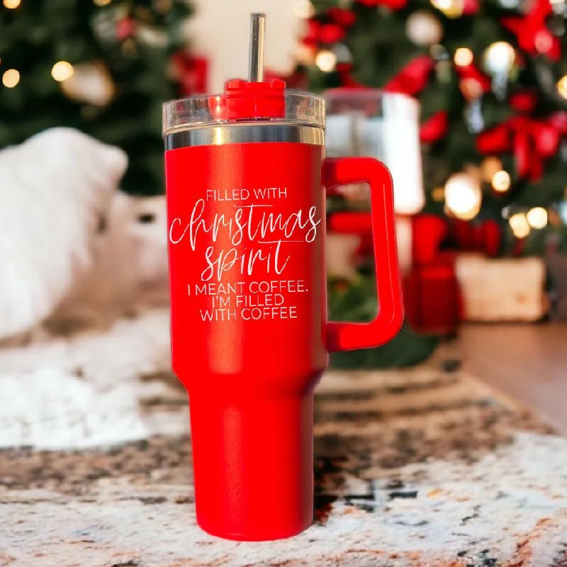 Clearance Drinkware Sale Christmas Spirit 40oz
