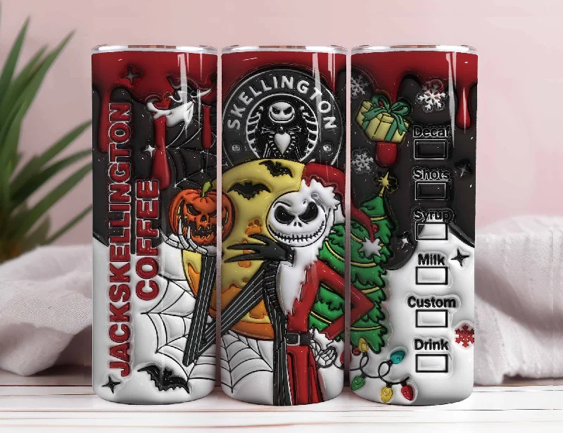 Unique Drinkware 3D Inflated Jack Skellington Tumbler Wrap, Halloween Tumbler PNG, 20oz Skinny Tumbler, Nightmare Befere Christmas, Halloween Png, Unique Drinkware 3D Inflated Jack Skellington Tumbler Wrap, Halloween Tumbler PNG, 20oz Skinny Tumbler, Nightmare Befere Christmas, Halloween Png,