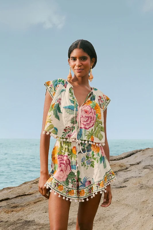 Wardrobe Upgrade Off-White Sweet Bloom Blouse