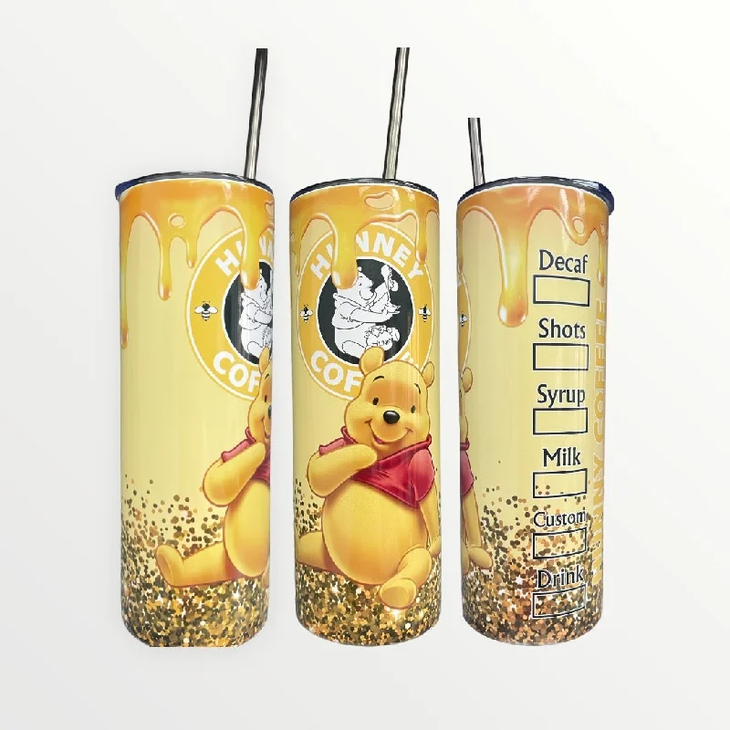 Premium Glassware Discounts Winnie The Pooh 20/30oz Insulated Skinny Tumbler