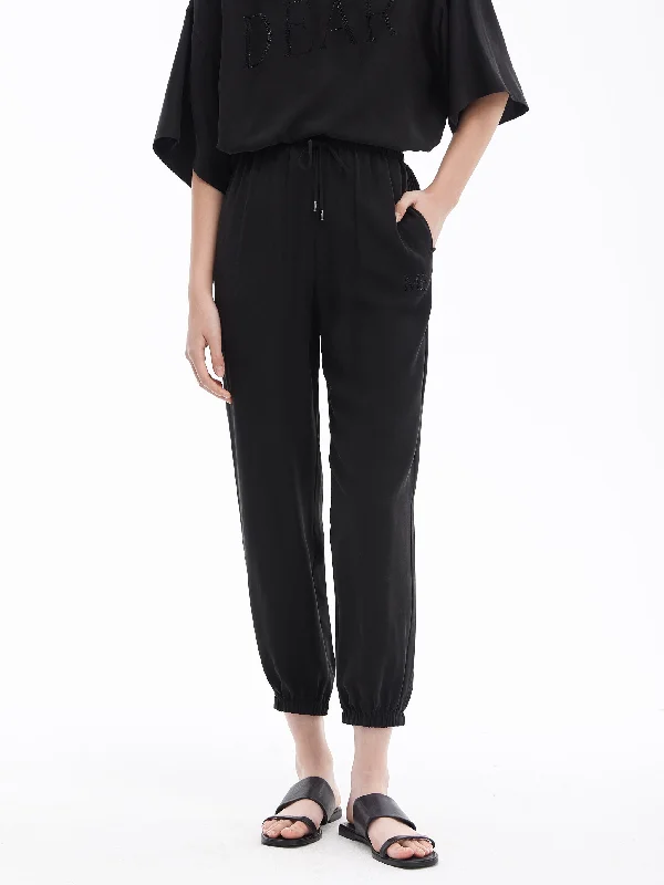 Hot Sale Sandwashed Silk Draped Leggings