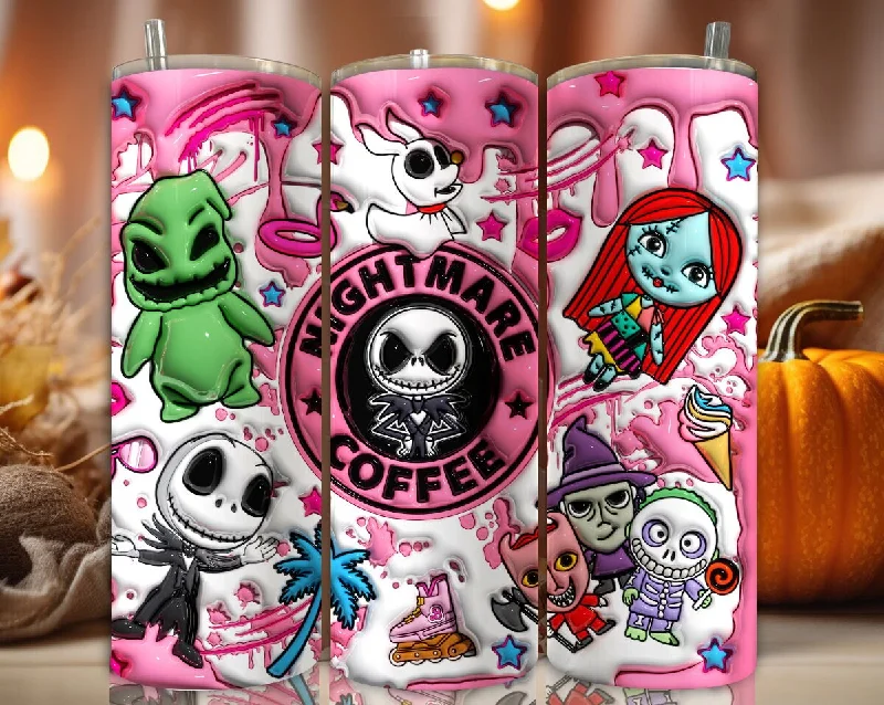 Seasonal Drinkware Sale Inflated Cartoon Halloween Tumbler Design Png, 3D Spooky Vibes Tumbler Wrap, 20oz Sublimation, 3D Nightmare Scary Tumbler Wrap, Boo Bash Seasonal Drinkware Sale Inflated Cartoon Halloween Tumbler Design Png, 3D Spooky Vibes Tumbler Wrap, 20oz Sublimation, 3D Nightmare Scary Tumbler Wrap, Boo Bash