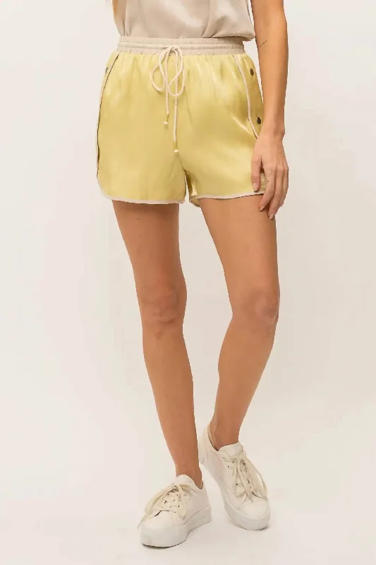 Spring Wardrobe Lemon Shorts In Yellow