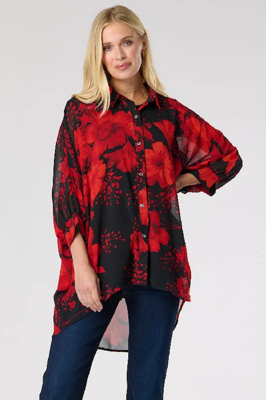 Today Only Saloos Poncho Shape Blouse