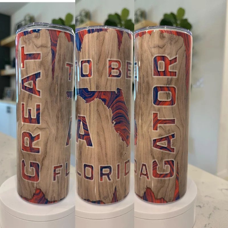 Elegant Style Florida Gators 20 oz Tumbler