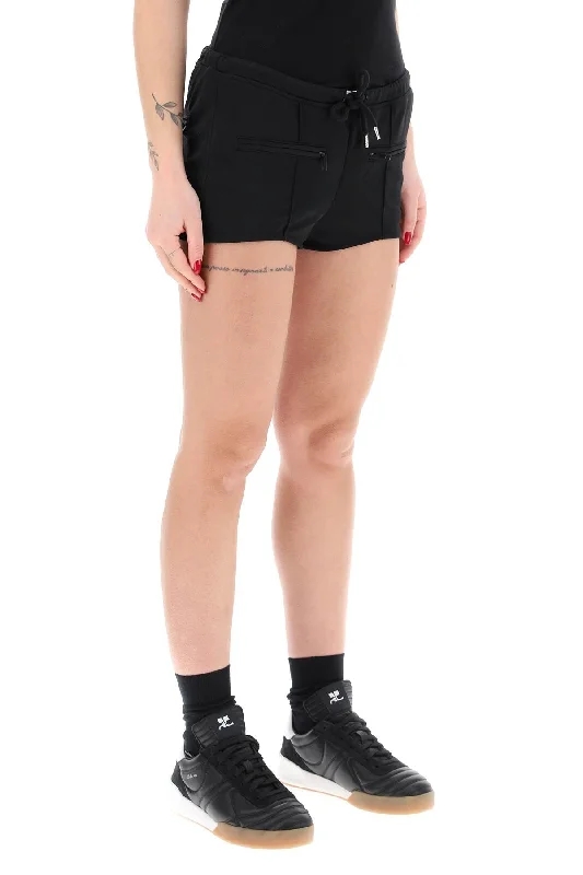 Modern Women's Fashion Courreges "jersey Interlock Mini Shorts