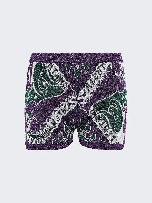 Sleek Design Valentino Garavani Coulotte Maglia Shorts Green