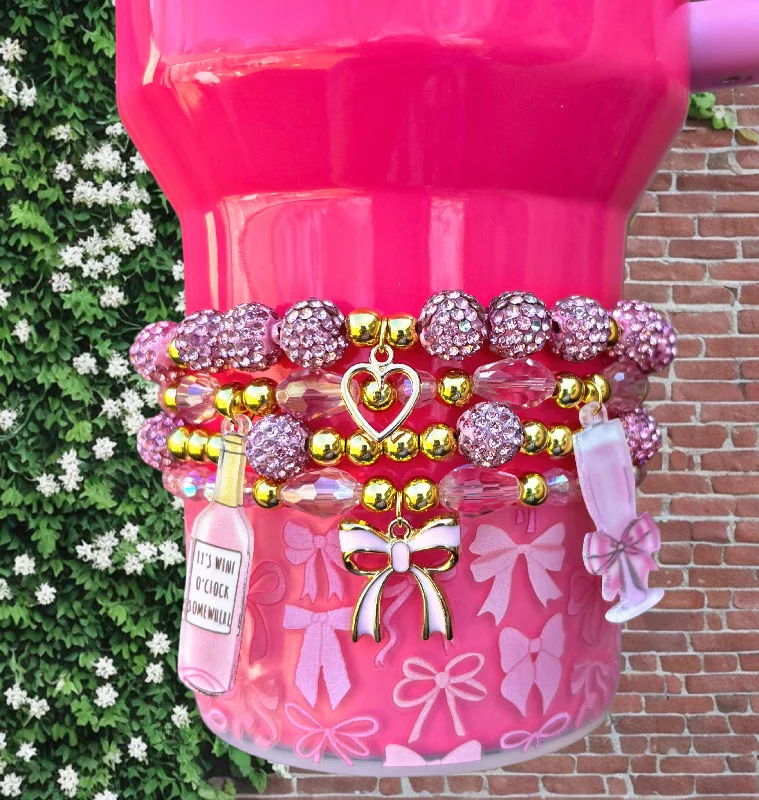 Personalized Drinkware Gifts Galentine Cup Bracelets