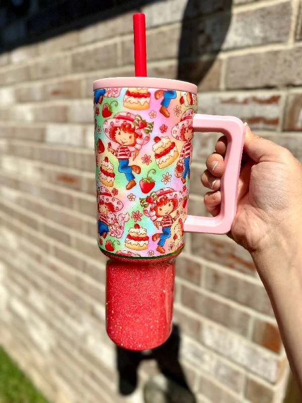 Break Fashion Norms Strawberry Girl Epoxy Tumbler