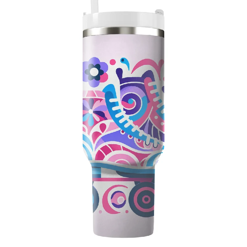 Ends Soon Nostalgic Roller Skating Fun Tumbler With Handle