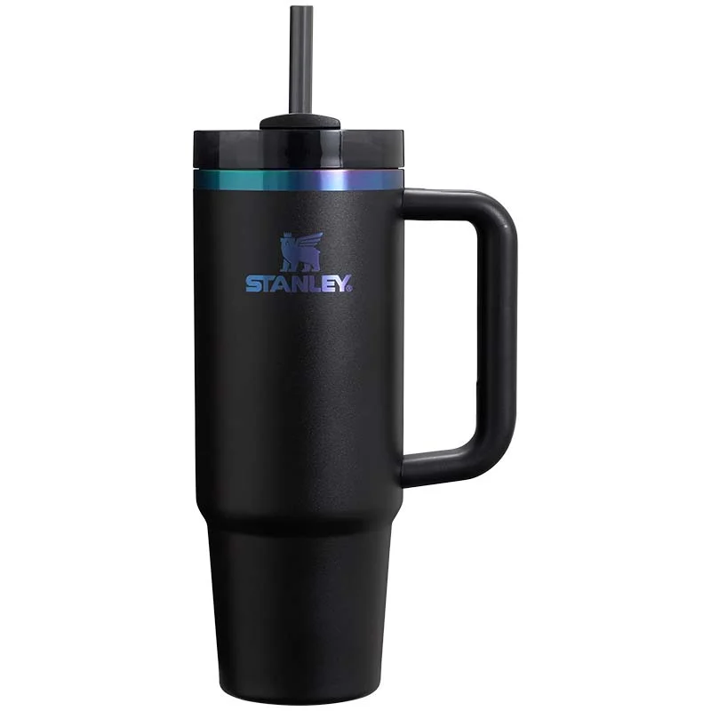 Eco-Friendly Drinkware The 30oz Quencher H2.0 Flowstate™ Tumbler in Black Chroma