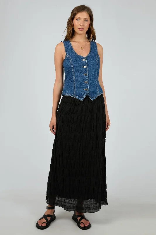 Flash Deals All About Eve Maude Maxi Skirt Black