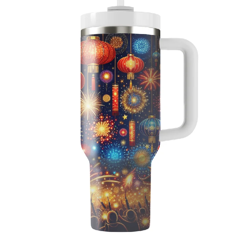 Chic Styles Radiant Unity a Cross Cultural New Year Tumbler With Handle