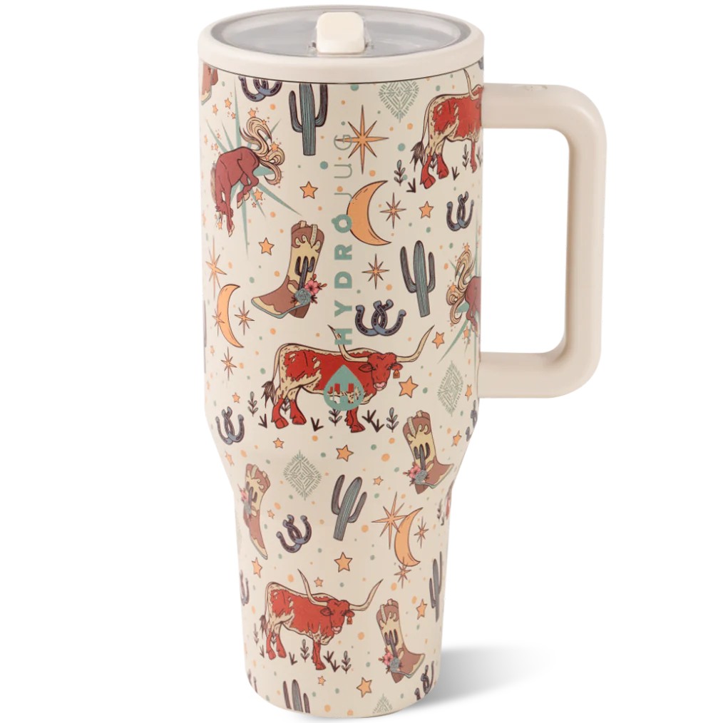 Durable Steel Drinkware HydroJug Traveler- 40 oz Rodeo