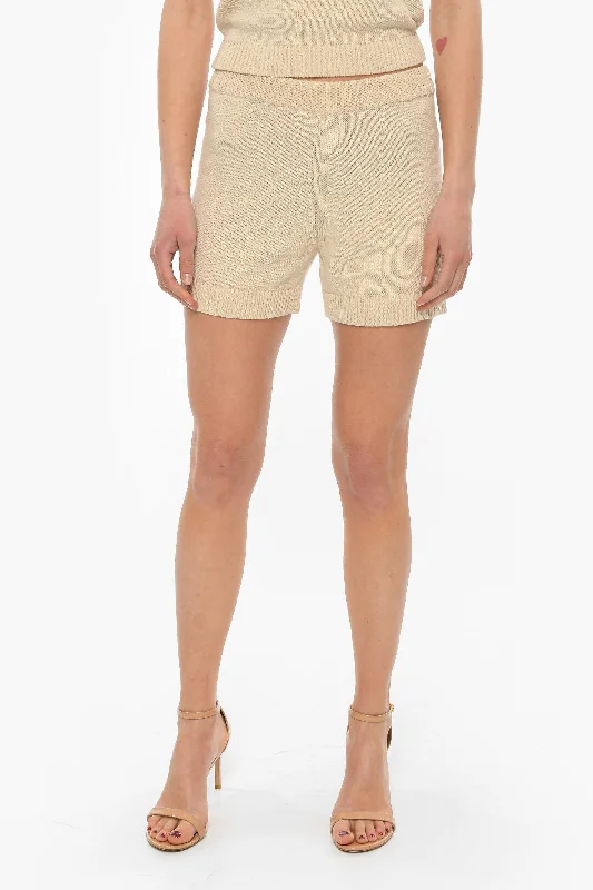 Luxury Fashion for Women The Garment Solid Color Knitted EGYPT Shorts