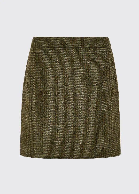 Seize Bargains Buckthorn Tweed Skirt - Heath