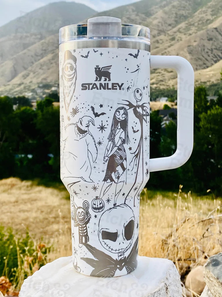 Effortless Style, Endless Impact Nightmare Custom Stanley Adventure Quencher 40 oz tumbler