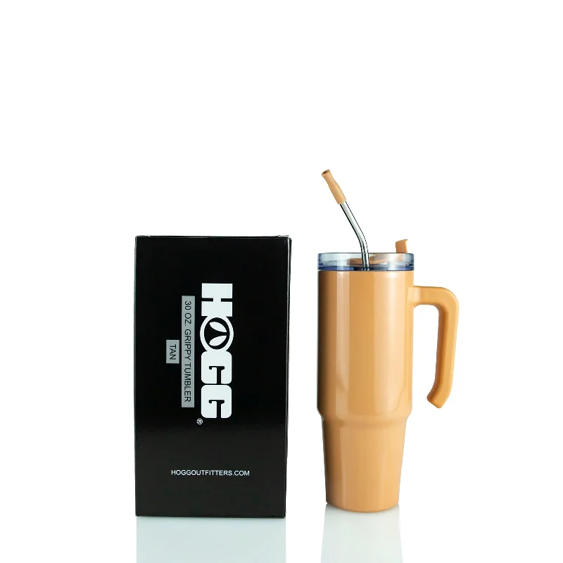 Discount Extravaganza 30oz SUBLIMATABLE GRIPPY TUMBLER - TAN