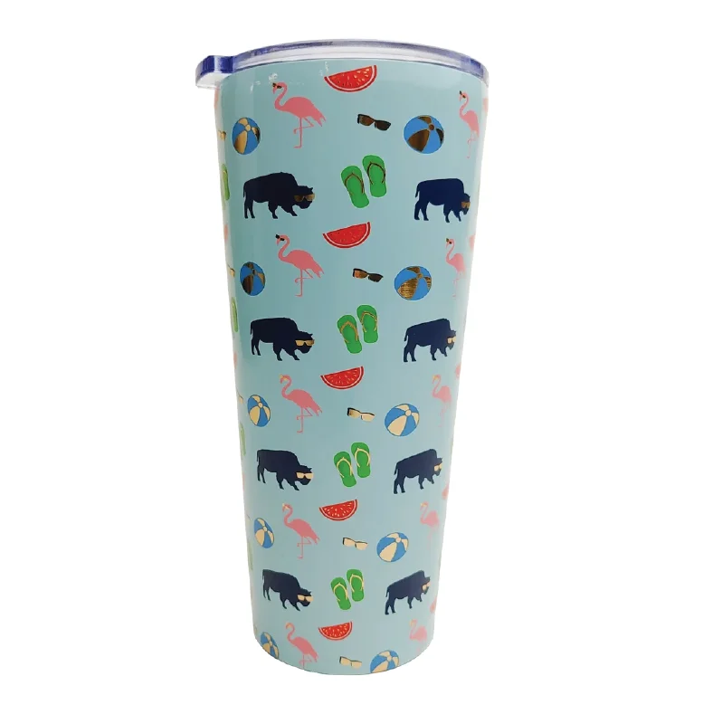 Drinkware Deals BFLO Summer Print Tumbler 24 oz.