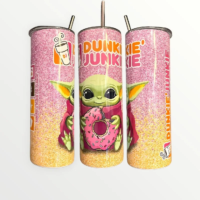Drinkware Markdowns Dunkie Junkie Baby Yoda (Grogu) 20/30oz Insulated Skinny Tumbler
