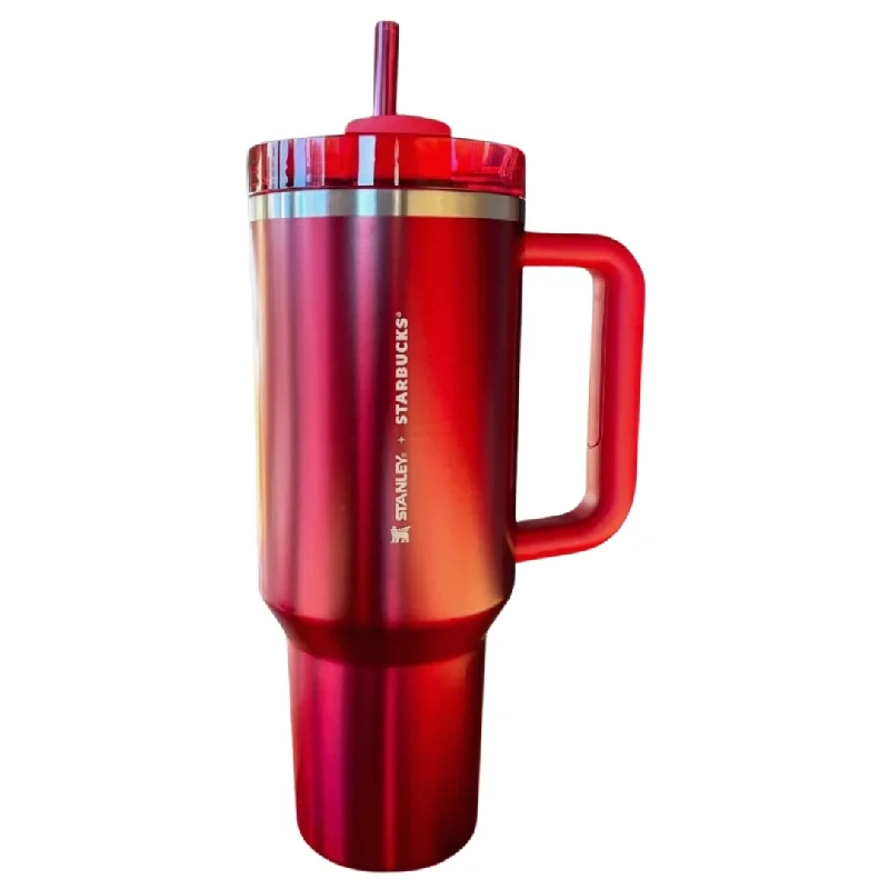 Elegant Glass Cups Stanley X Starbucks Tumbler 40 OZ | Red