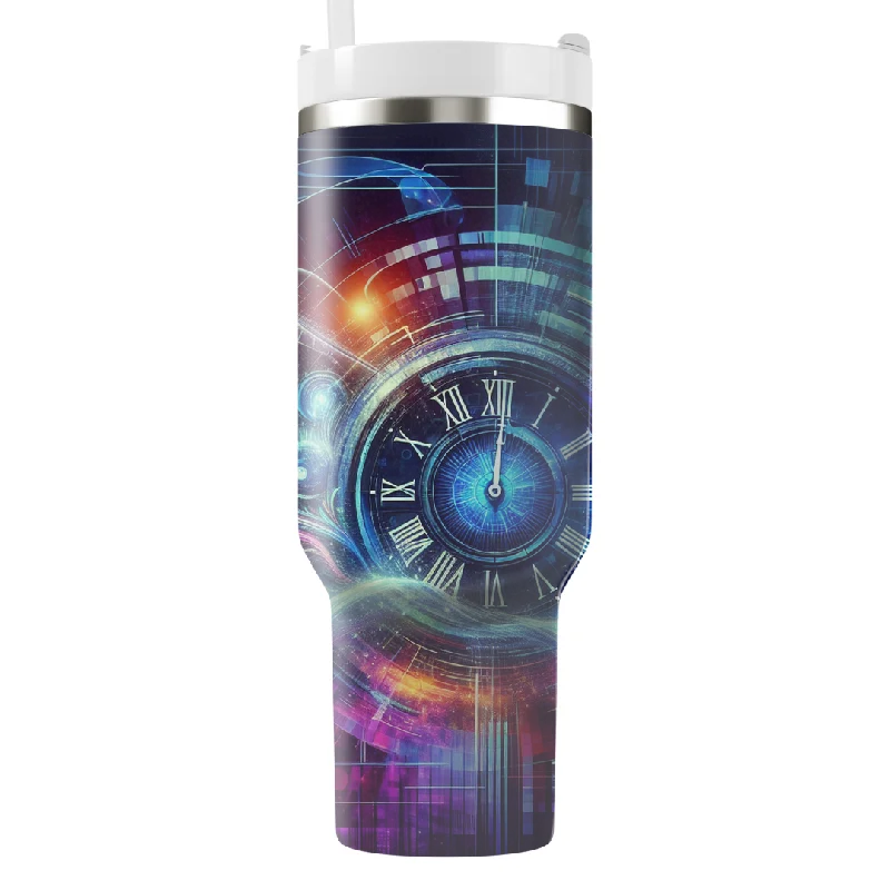 Limited-Time Offer Mystical Timekeeper Tumbler with Cosmic Design