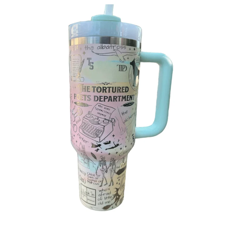 Drinkware Sale Taylor Swift Tortured 40oz Stanley Tumbler