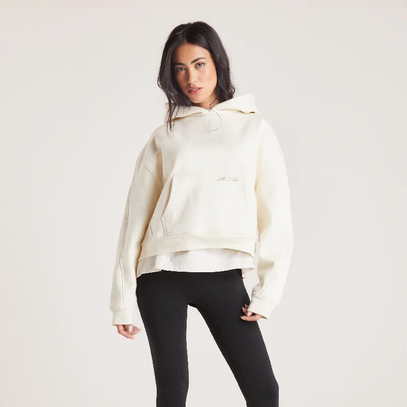 Fashion Frontiers Boxy Hoodie - Tofu