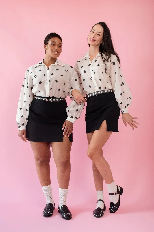 End Of Season Clearance The Cheeky Mini Skirt in Black