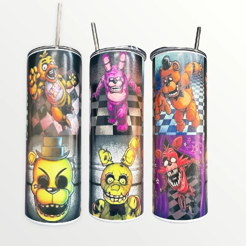 Modern Glassware Sale FNAF Five nights at Freddy's Tumbler