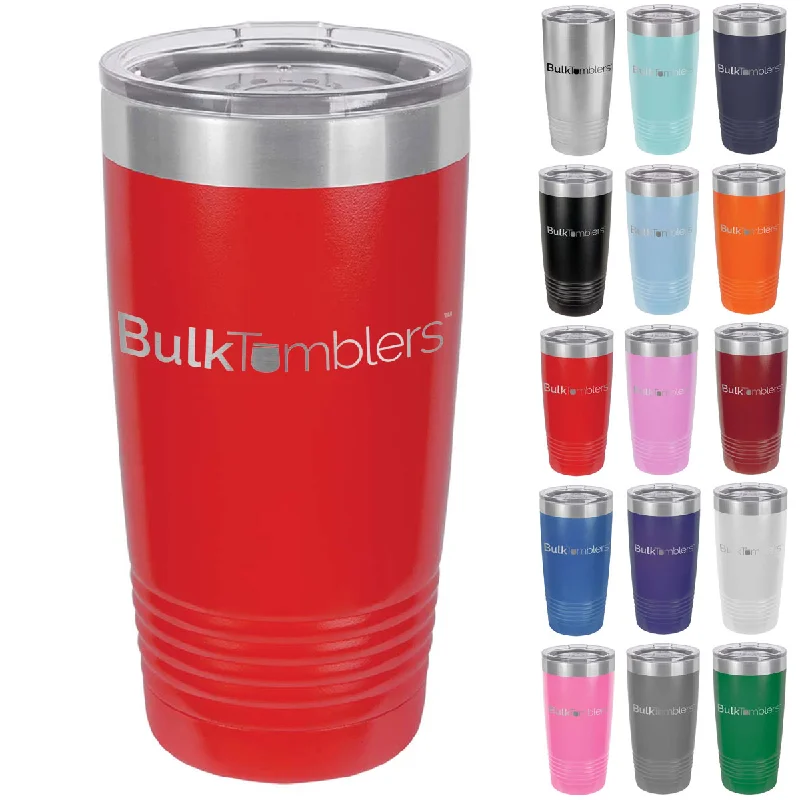 Tumbler Offers 20 oz Promo Personalized Tumbler -16 colors- Logo Laser Engraved on Insulated Stainless Steel + Lid Tumbler Offers 20 oz Promo Personalized Tumbler -16 colors- Logo Laser Engraved on Insulated Stainless Steel + Lid