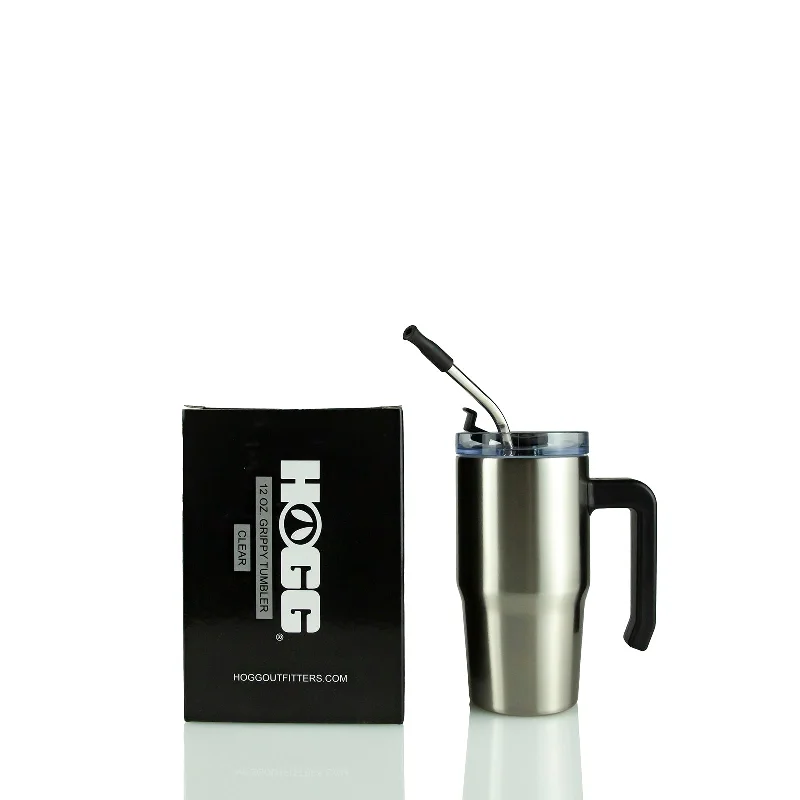 Hot Sale 12oz SUBLIMATABLE CLEAR GRIPPY TUMBLER