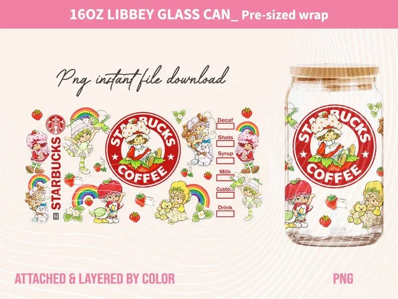 Insulated Drinkware Deals Retro Strawberry Can Glass, 16oz Can Glass Wrap Design PNG, Retro Cartoon 80s Tumbler, 80s cartoons png,Retro 80s cartoons Tumbler Wrap, Png Insulated Drinkware Deals Retro Strawberry Can Glass, 16oz Can Glass Wrap Design PNG, Retro Cartoon 80s Tumbler, 80s cartoons png,Retro 80s cartoons Tumbler Wrap, Png