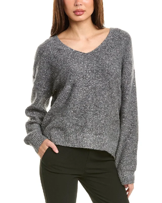Wardrobe Upgrade Vince Camuto Allover Sequins Sweater