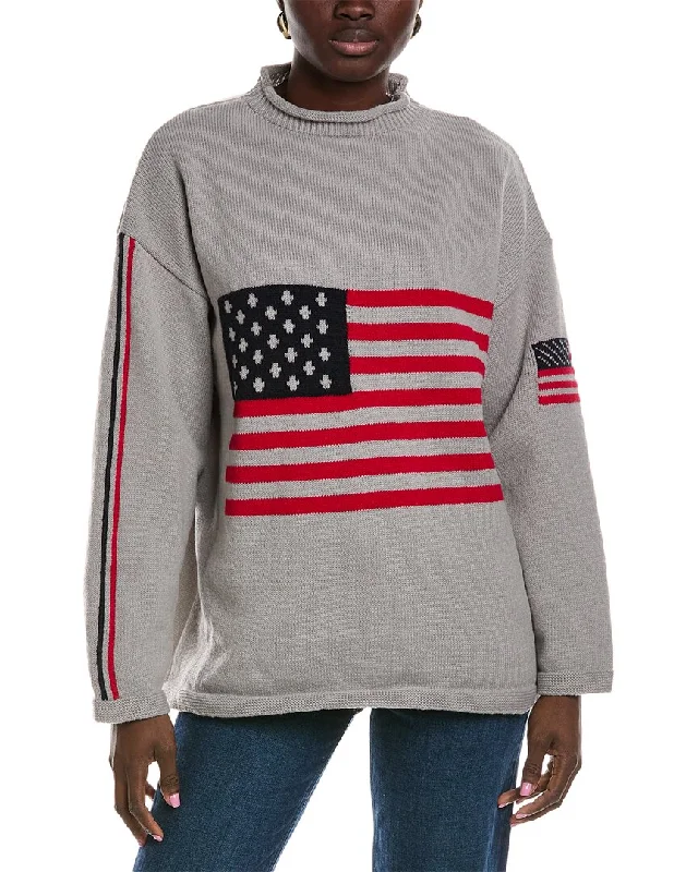 Chic Style Lyra & Co Flag Sweater