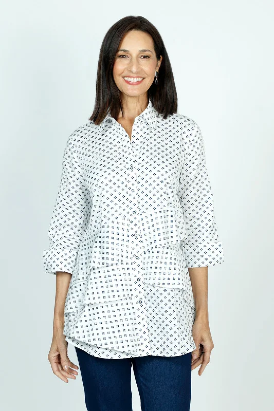 Trendy Styles Cali Girls Jenna Tiny Flowers Blouse