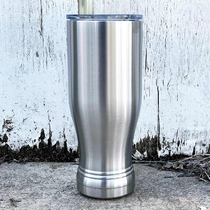 Exclusive Drinkware Sale Case of 24 - 20 oz Stainless Steel Insulated Pilsner Beer Glass Tumbler