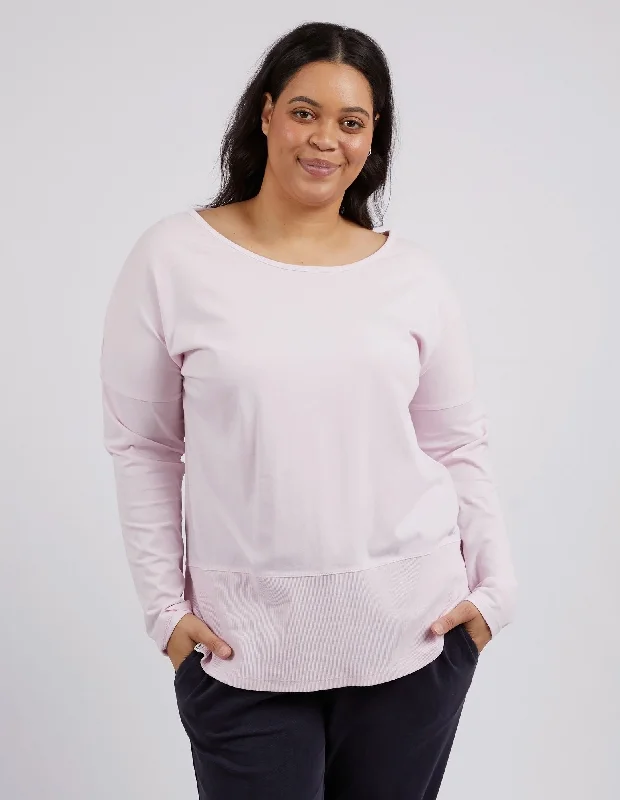 Flowy Fabric Elm Rib L/S Tee