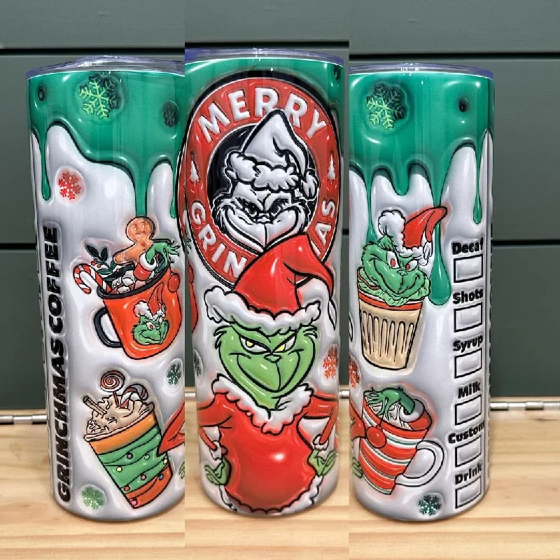 Hot Trends Grinchmas Coffee Grinch Drinks Cup 20oz Tumbler