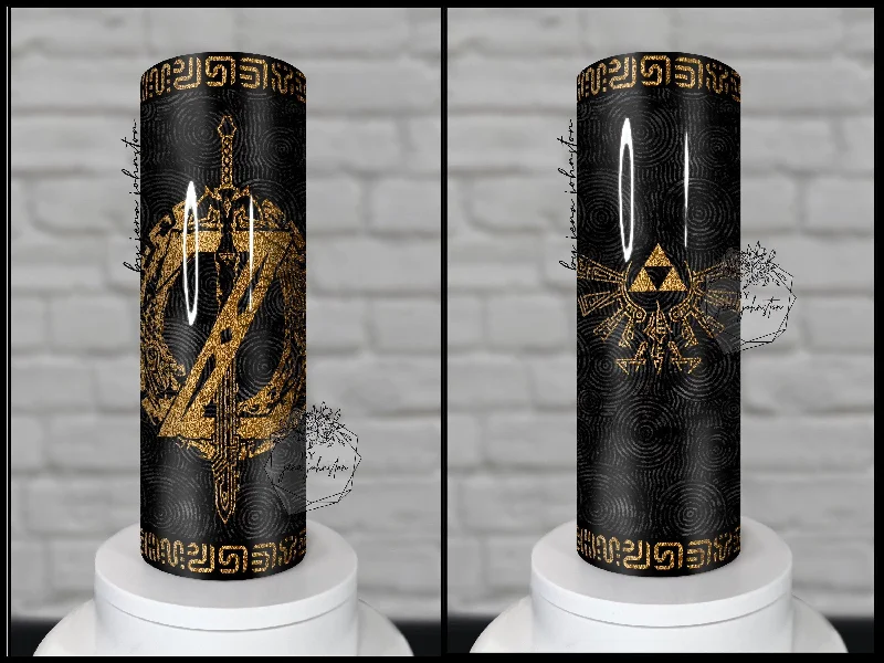Effortless Style, Endless Impact Zelda Tears of the Kingdom Gold Epoxy Tumbler