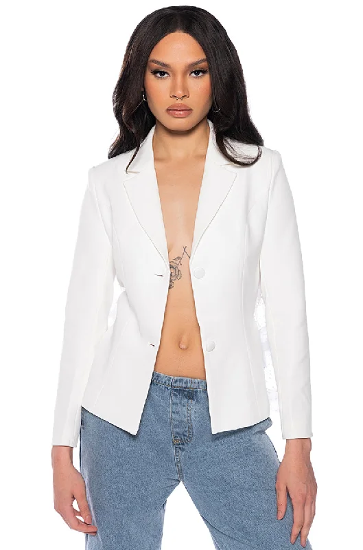 Final Clearance SHOW STOPPER BIRTHDAY RUFFLE BLAZER